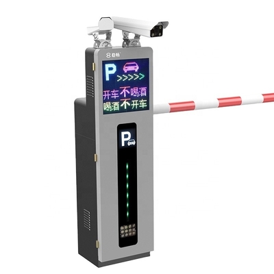 Security Access Control Parking Management Smart Car CCTV System LPR Camera With Barrier Gate